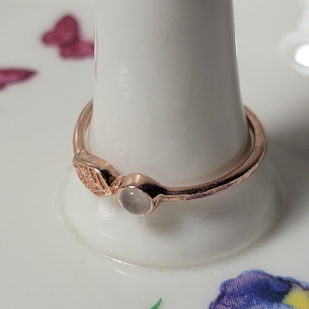 ❤ 925-SILVER RING BRONCE COLOR SIZE 7 - Picture 8 of 8